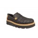 MAMMAMİA D24YA-3415 KALIN TABAN DERİ KADIN LOAFER AYAKKABI